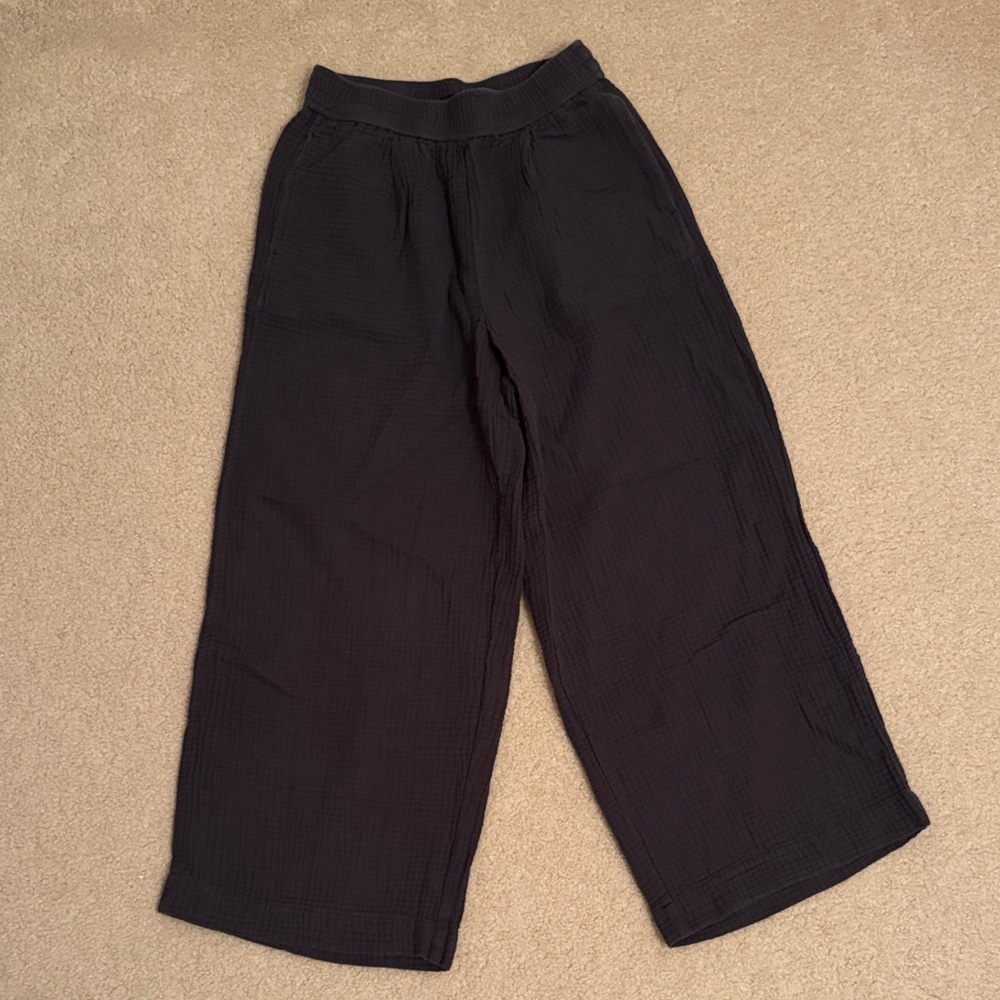 Madewell Dark Grey Wide Leg Pants